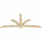 Ekena Millwork Davenport Rough Sawn Timber Gable Bracket, Douglas Fir, 108"W x 54"H x 2"D x 6"F, 12/12 Pitch GBW108X54X0206DAV00RDF - alternate 2